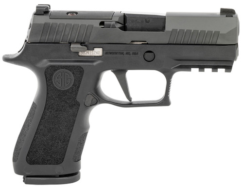 Sig Sauer P320 XCompact OR 9mm, 3.6" Barrel, Black, Optic Ready, NMS, 15rd