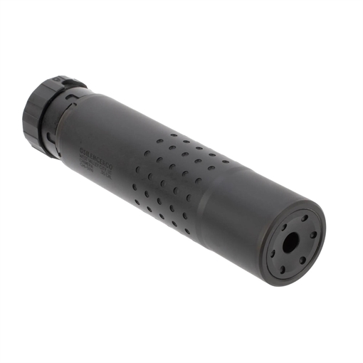 SilencerCo Chimera Rifle Suppressor, 5.56MM/300WIN, 6.9", Stainless Steel & Inconel, Black Finish, 20.1 oz, Includes 5/8x24 ASR Muzzle Brake, Compatible with Saker ASR Mounts, Muzzle Devices, and Front Caps SU2616