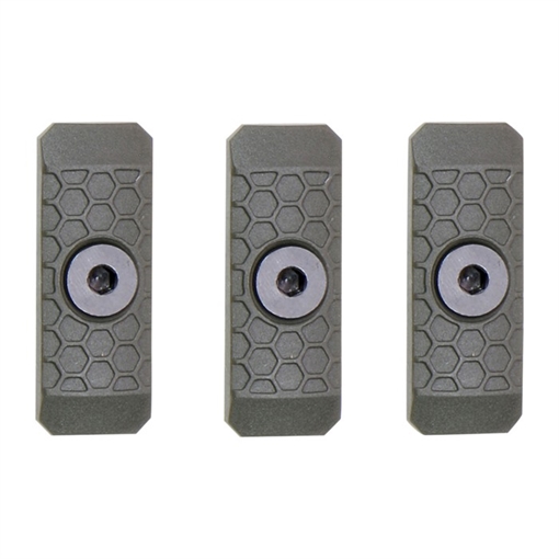 Slate Black Industries SLATE GRIP MINI PANELS 1-SLOT OD GREEN 3-PACK SG-1-ODG