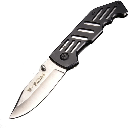 Smith & Wesson Ext Ops Folding Knife 3-1/5" Clip Point Blade SWA21CP