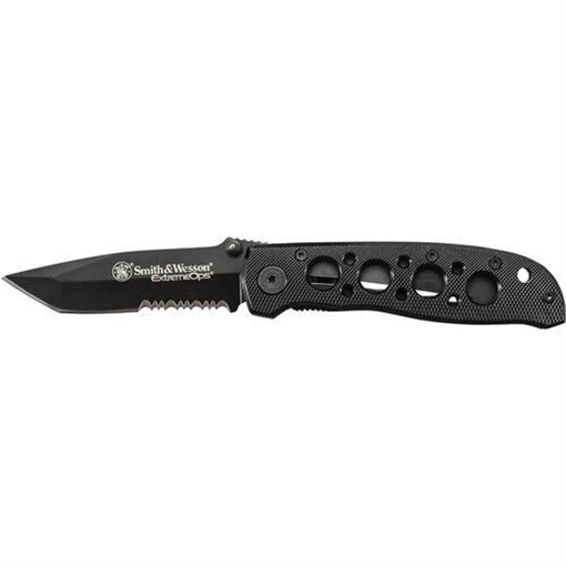 Smith & Wesson Extreme Ops Tanto Folding Knife 3 1/4" Blade Black CK5TBS