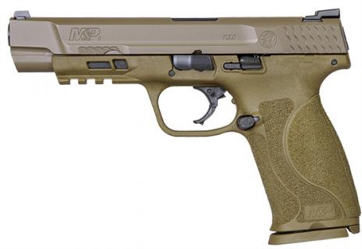 Smith & Wesson M&P 9 M2.0 9MM LUGER 5'' BBL (2)17RD FDE NO SAFETY 11989