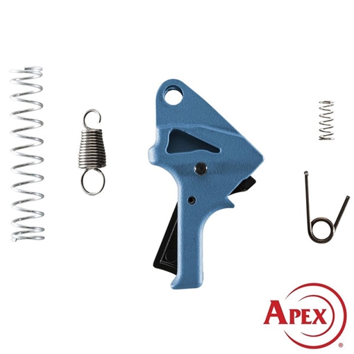 Apex Tactical Specialties Inc S&W SDVE FLAT FACED ACTION ENHANCEMENT KIT BLUE 107-114-BLU