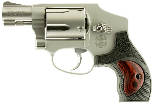 Smith & Wesson Model 642 PC .38 Special, 1 7/8" Barrel, Custom Grip, Matte Silver, 5rd