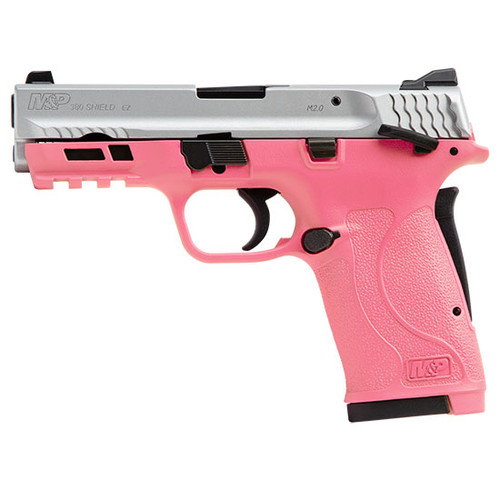 Smith & Wesson M&P Shield EZ Prison Pink .380 ACP, 3.6" Barrel, Silver Slide, 8rd