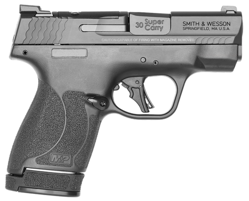 Smith & Wesson M&P Shield Plus 30 Super Carry, 3.1" Barrel, Thumb Safety, Black 13rd/16rd