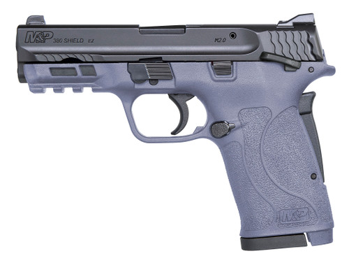 Smith & Wesson M&P Shield EZ 380 ACP, 3.6" Barrel, Orchid Frame, Black Slide, 8rd