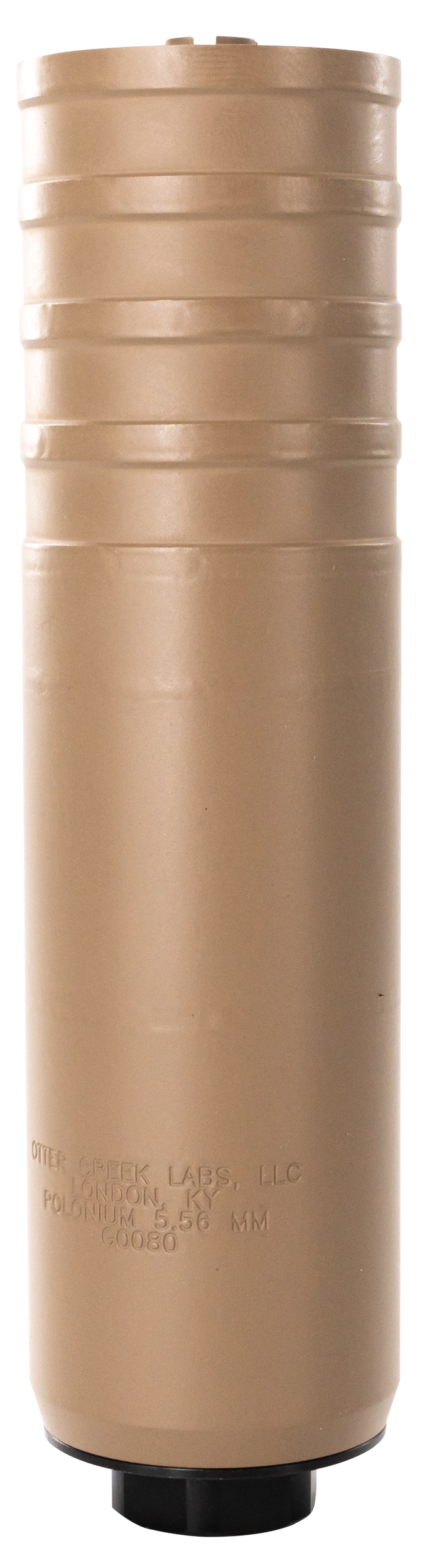 Otter Creek Labs Polonium 5.56mm Suppressor, FDE, Direct Thread Mount