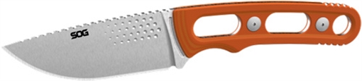 S.O.G Ether FX 3.10" Fixed Drop Point Plain Brushed Satin CPM S35VN SS Blade, Blaze Orange Textured G10 Handle SOG17330157