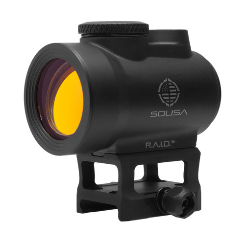 SOUSA R.A.I.D. Red Dot, 30mm Objective, 2 MOA Dot, Black