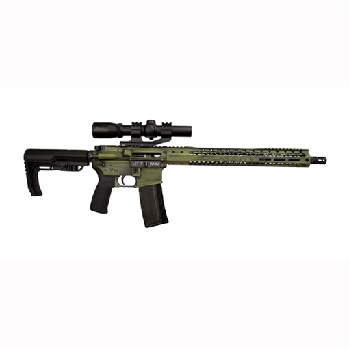 Black Rain Ordnance Inc. SPEC15 RIFLE 16IN 5.56 BAZOOKA GREEN W/BURRIS TAC30 OPTIC BRO-CS-BZGB-OPT