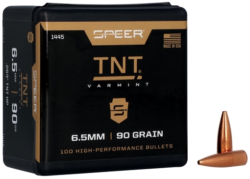 Speer TNT 6.5Creedmoor 90gr Jacketed Hollow Point 100 Per Box/5 Case 1445