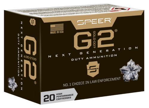 Speer Gold Dot .45 ACP +P, 230gr, G2 Bullet, 20rd Box