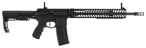 Spikes Pipe Hitter 223 Rem,5.56x45mm NATO 16" No Magazine Black Hard Coat Anodized 6 Position MFT BMS Minimalist Stock PHUR5435M3R