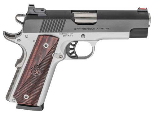 Springfield 1911 Ronin EMP 9mm, 4" Barrel, Two-Tone, Wood Grip, 10rd