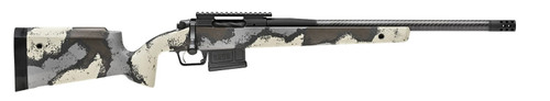 Springfield 2020 Waypoint 308 Winchester, 20" Carbon Fiber Barrel, SA Radial Brake, Tan, Desert Verde Cerakote, Ridgeline Camo Carbon Fiber Stock, M-LOK, TriggerTech Adj Trigger, 5rd AICS Short Action Magazine