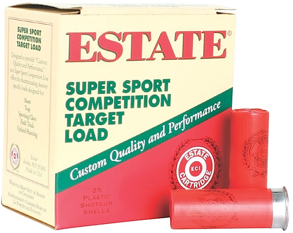 Estate Super Sport Target 12ga 2-3/4″ 1-1/8oz. 1200FPS #9 250rd Case #SS12H 9