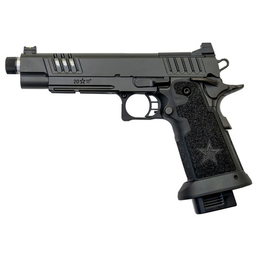 Staccato 2011 XL 9mm, 5.4" Threaded Barrel, Black, Optic Ready, 20rd