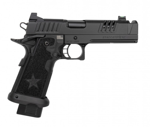 Staccato 2011 XC Optics Ready 9mm, 5" Island Comp Barrel, FO Front, DLC, 17rd