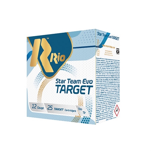 Rio Outdoors Corp. STAR TEAM EVO TARGET 12 GAUGE 2-3/4'' 1-1/8OZ #8 SHOT 25/BOX STT328