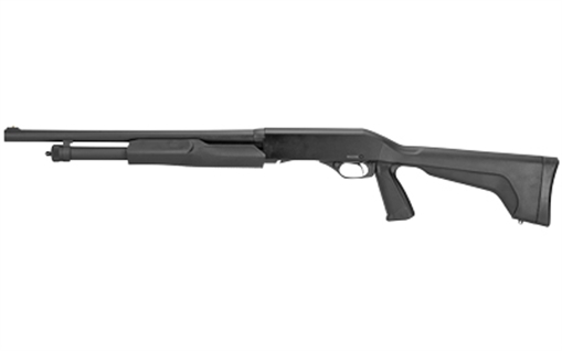Stevens Stevens 320, Pump Action Shotgun, 20 Gauge, 3" Chamber, 18.5" Barrel, Black Finish, Pistol Grip with Full Stock, Bead Sight, 5 Rounds, Right Hand 22438