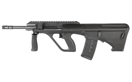Steyr Arms AUG A3 M2, Semi-automatic Rifle, 300Blackout, 16" Barrel, Synthetic Stock, Extended Rail, Ambidextrous QD, Foldable Charging Handle, Matte Finish, Black, 30 Rounds AUGM2BLKEXT300 AUGM2BLKEXT300SP