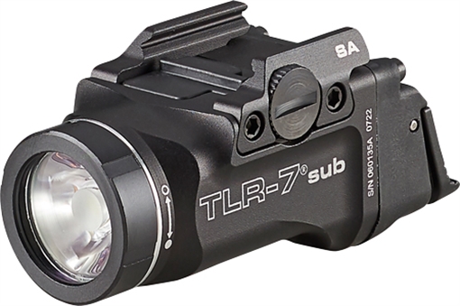 Streamlight TLR-7 X Sub USB Black Anodized 500 Lumens White LED Springfield Armory Hellcat 69408