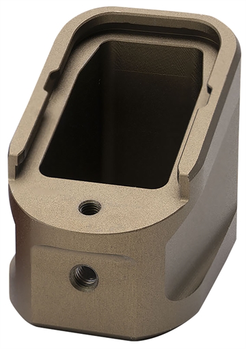 Strike Industries Extended Mag Plate Fits Glock G17 Fits Glock G22 Flat Dark Earth 6061 T-6 Aluminum EMPALG17FDE