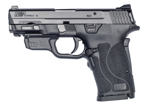 Smith & Wesson M&P Shield EZ M2.0 Compact 9mm, 3.675" Barrel, Crimson Trace Laser, Black, 8rd