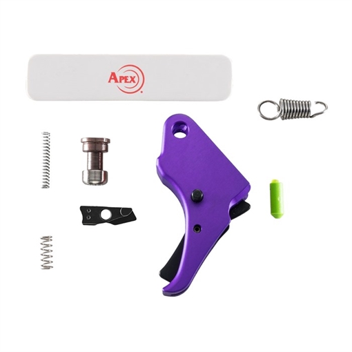 Apex Tactical Specialties Inc S&W SHIELD ACTION ENHNCMNT TRIGGER & DUTY/CARRY KIT-PURPLE 100-136