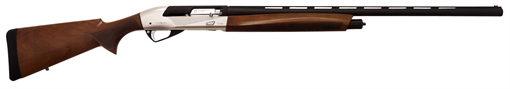 Silver Eagle Arms Carlyle Full Size 12 Gauge Semi-Auto 3" 4+1 28" Black Cerakote Steel Barrel, Silver Steel Receiver, Fixed Turkish Walnut Stock, Right Hand CAR1228SLVR