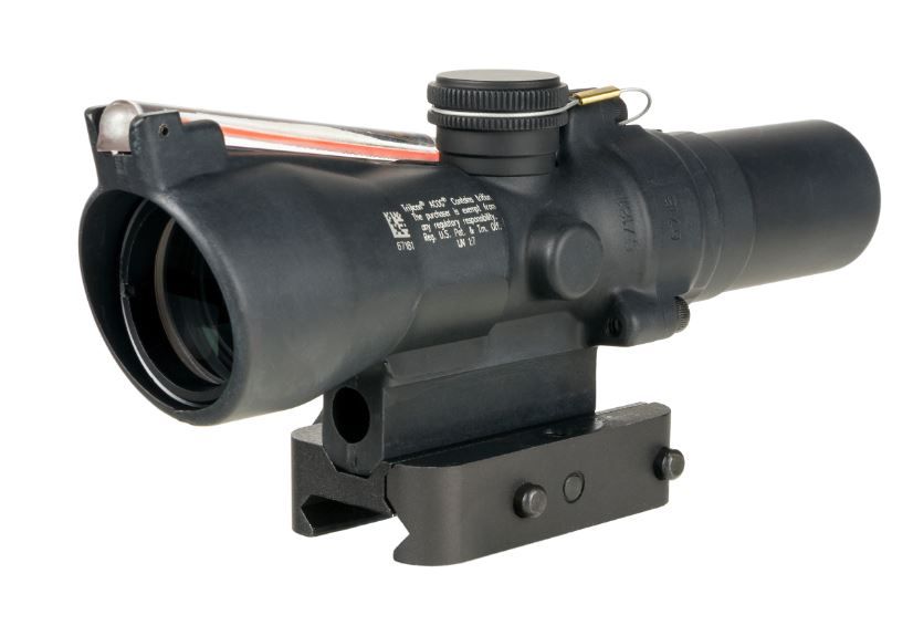 Trijicon Compact ACOG Rifle Scope 400336, 1.5x, 24mm Obj, Tritium Illuminated Red Circle w/Dot