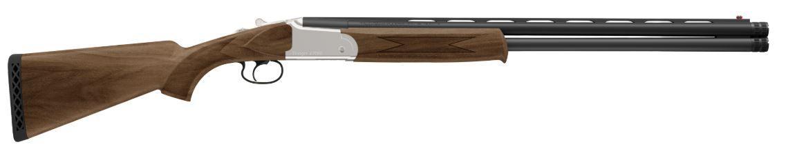 Stoeger V7020 Over/Under Shotgun 36100, 20 Gauge, 28", 3" Chmbr, AA Grade Satin Walnut, Silver Alloy, 2 Rds