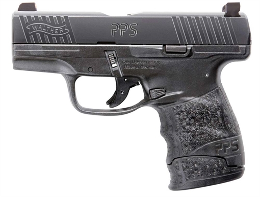 WALTHER PPS M2 9MM 3.2" BBL BLK POLY FRAME W/ XS F8 TRITIUM NIGHT SIGHTS 1-6RD AND 1-7RD MAG HGA 2805961TNS
