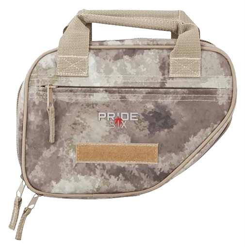 Tac Six Battalion Handgun Case 10" Long Tan/A-TACS AU Neoprene Holds 1 10941