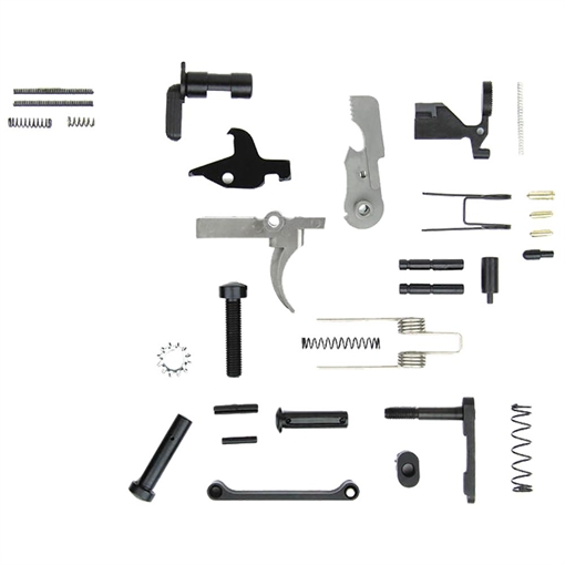 TacFire AR-15 Lower Parts Kit / No Grip Included (Made in the USA) LPKUSA-NG