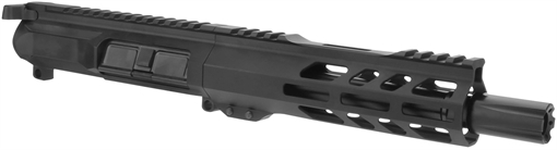 TacFire BU-45ACP-7 Pistol Upper Assembly 45 ACP Caliber with 7" Black Nitride Barrel, Black Anodized 7075-T6 Aluminum Receiver for M-LOK Handguard for AR-Platform Includes Bolt Carrier Group BU45ACP7