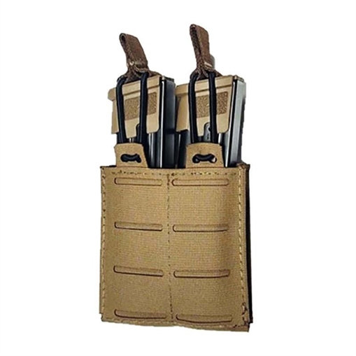 TacShield RZR Molle Double Pistol Magazine Pouch Coyote Brown T3667CY