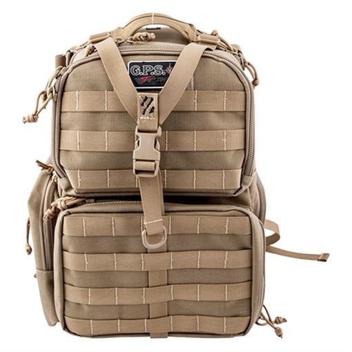 G.P.S. TACTICAL RANGE BACKPACK-TAN GPS-T1612BPT