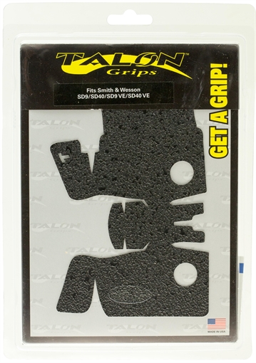 Talon Grips Adhesive Grip Textured Black Rubber for S&W SD, SD VE 9,40 708R