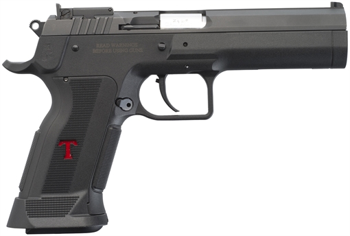 Tanfoglio IFG Limited Custom P 10mm Auto 14+1 4.76" Black Polygonal Rifled Barrel, Black Steel Slide, Black Polymer Frame, Black Polymer Grips, Ambidextrous TFLIMPROP10