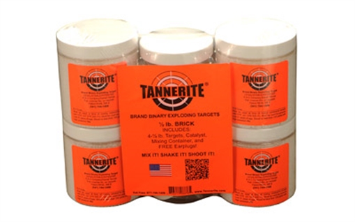 Tannerite 12BR 1/2 Pound Target Impact Enhancement Explosion White Vapor, Centerfire Rifle Firearm 0.50 lb 16 Targets 12BR 1/2 BR
