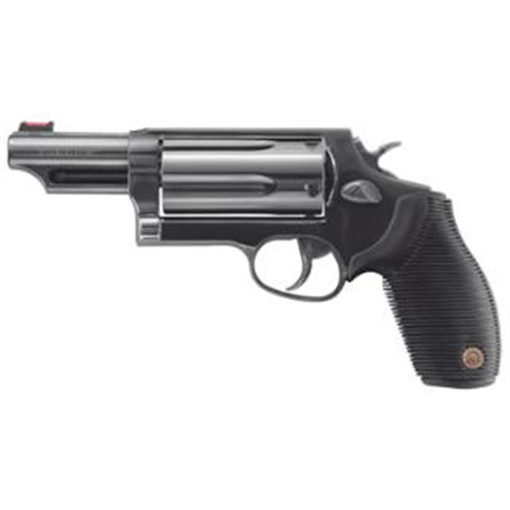 Taurus 2-441031MAG Judge Magnum Compact 45 Colt (Long Colt)/410 Gauge 5 Shot 3" Matte Black Oxide Steel Barrel, Cylinder & Frame, Black Ribber Grip, Transfer Bar Safety, Exposed Hammer 2-441031MAG 2441031MAG