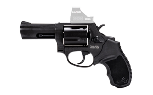 Taurus 2605P31 605 T.O.R.O. Small Frame 357 Mag/38 Special +P 5rd 3" Matte Black Stainless Steel Barrel, Cylinder & Frame, Extended Ejector Rod, Black Rubber Grip, Transfer Bar Safety, Optics Ready 2-605P31