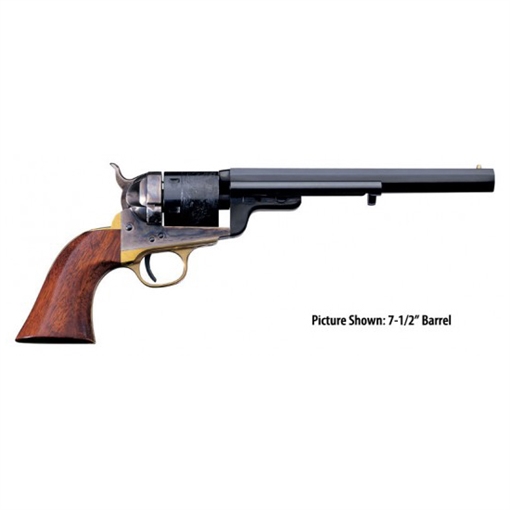 Taylors & Company 1851 C. Mason 38 Special 6rd Shot 5.50" Blued Round Barrel Blued Cylinder Color Case Hardened Color Case Hardened Steel Frame Walnut Grip 550733