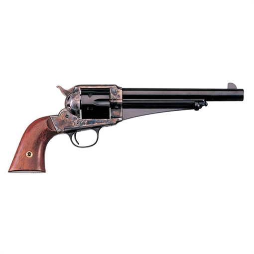 Taylors & Company 1875 Army Outlaw 357 Mag Caliber with 7.50" Blued Finish Barrel, 6rd Capacity Blued Finish Cylinder, Color Case Hardened Finish Steel Frame & Walnut Grip 550378
