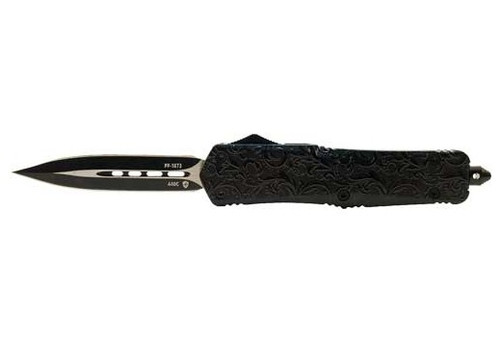 Templar Knife Out The Front Maiden, 3.5" Blade, Gloss Black