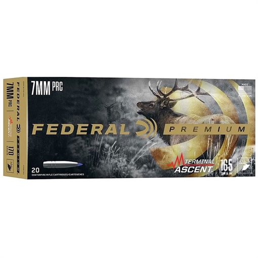 Federal 7MM PRC 165GR POLYMER TIP 20/BOX P7PRCTA2