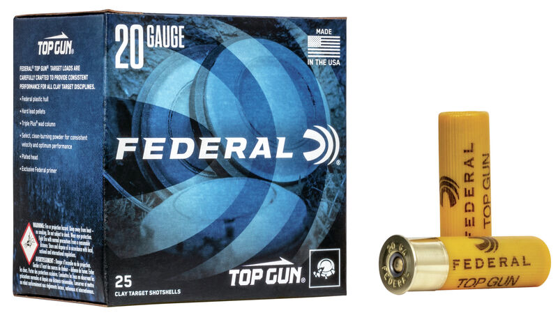 Federal Top Gun 20ga 2-3/4″ 7/8oz. #8 250rd Case #TG20 8