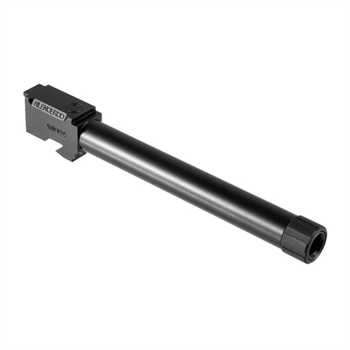 SilencerCo Threaded Barrel 5.80" 9mm Luger, Black Nitride Stainless Steel, Fits Glock 34 Gen 1-4 AC860